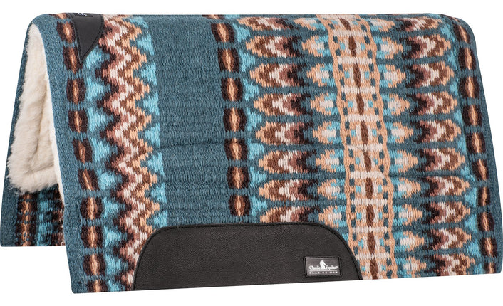 Classic SensorFlex Wool Felt Pad 34x38 Peacock Coffee
