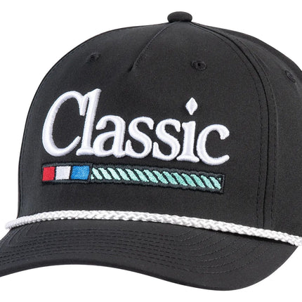 The Five Panel Rope Hat x Classic Rope Black