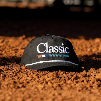 The Five Panel Rope Hat x Classic Rope Black