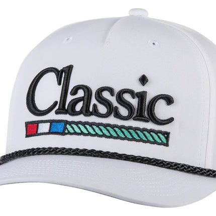The Five Panel Rope Hat x Classic Rope White
