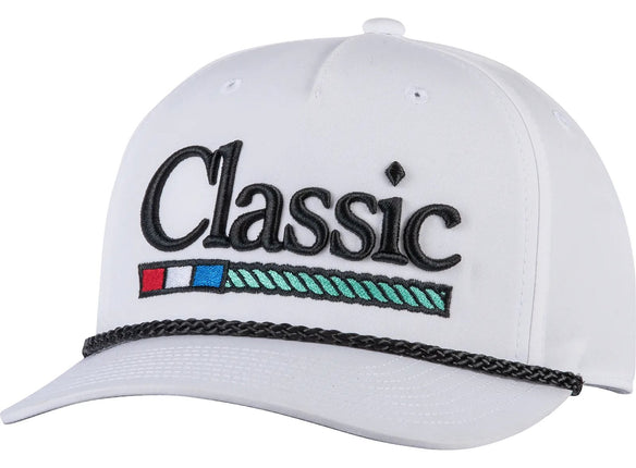 The Five Panel Rope Hat x Classic Rope White