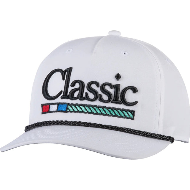 The Five Panel Rope Hat x Classic Rope White