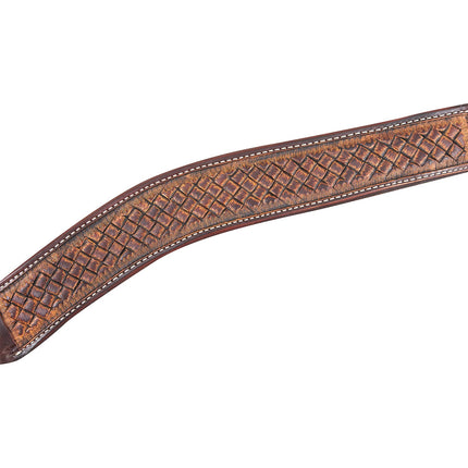 Martin 2" Weave Tooled with Weathered Antique