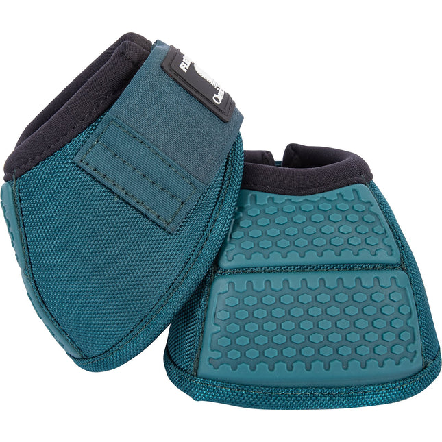 Classic Equine Flexion Bell Boot Dragonfly Green