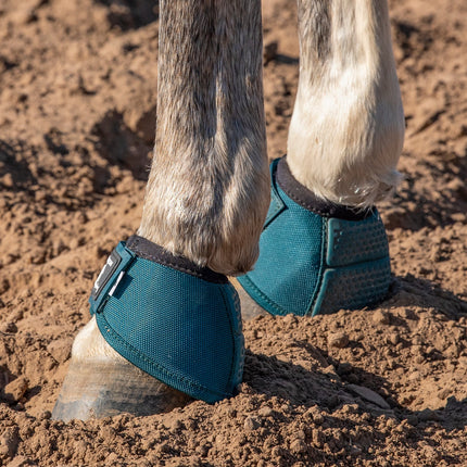 Classic Equine Flexion Bell Boot Dragonfly Green