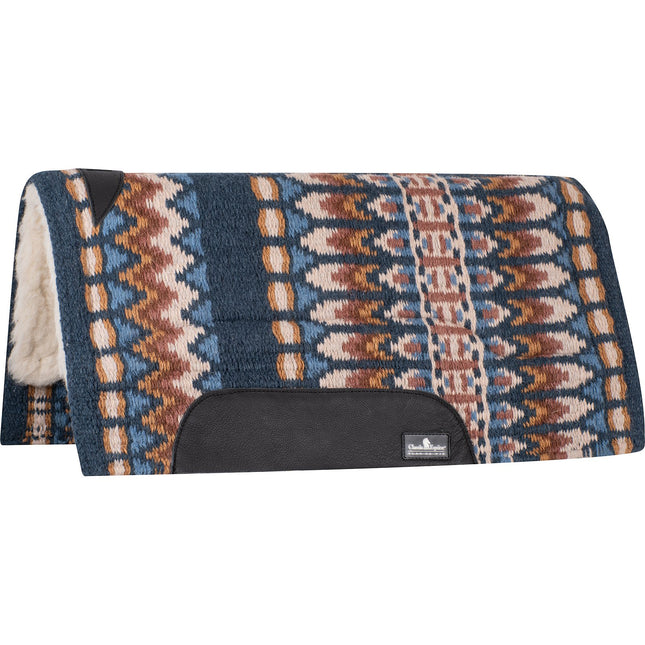 Classic Sensorflex Wool Felt Pad 32x34 Navy/Buckskin