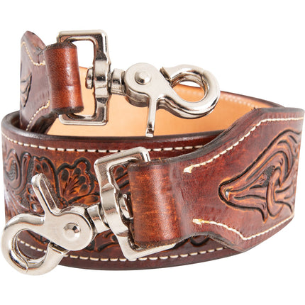 Martin Rope Can Strap Floral Tooled