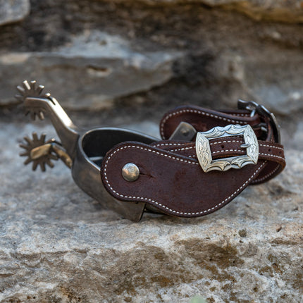 Martin Cowboy Spur Straps Roughout with Prescott Buckle