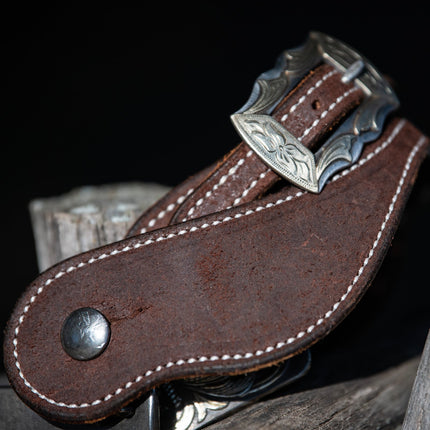 Martin Cowboy Spur Straps Roughout with Prescott Buckle