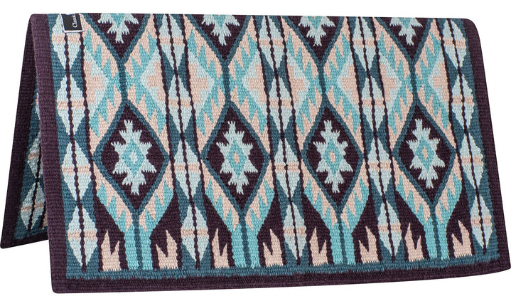 Show Blanket 34x38 Mulberry/Peacock