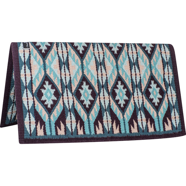 Show Blanket 34x38 Mulberry/Peacock