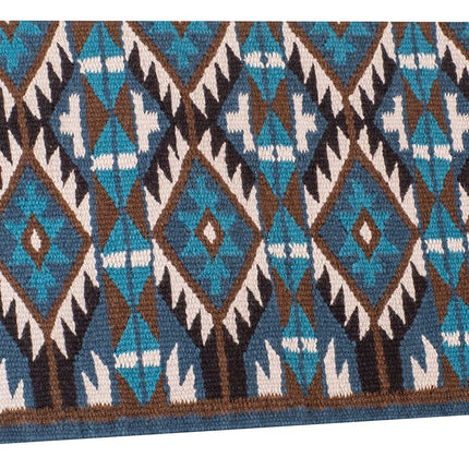 Show Blanket 34x38 Navy/Chestnut