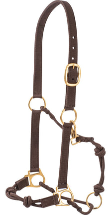 Nylon Rope Halter Brown