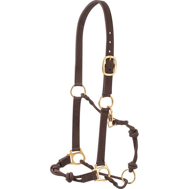 Nylon Rope Halter Brown