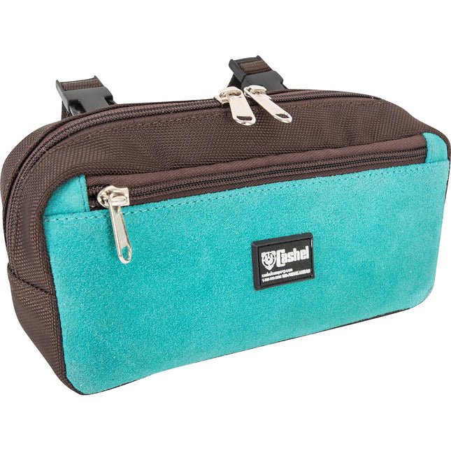 Small Pommel Bag Suede Leather Mint