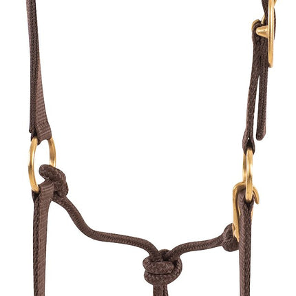 Nylon Rope Halter Brown