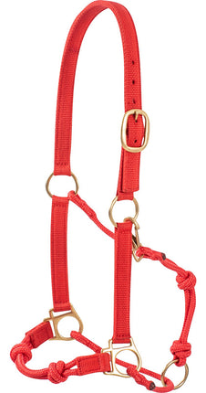 Nylon Rope Halter Red