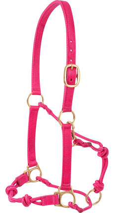 Nylon Rope Halter Pink