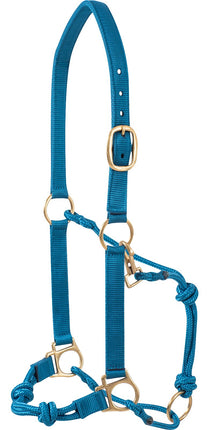 Nylon Rope Halter Turquoise