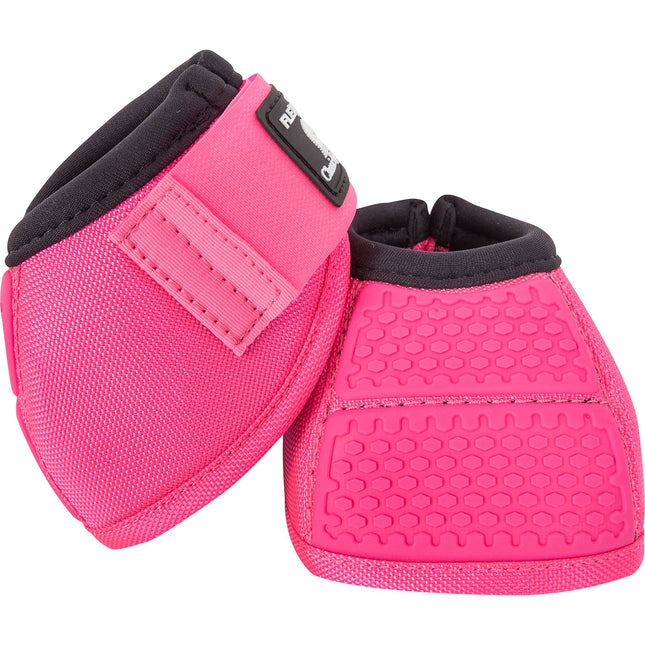 Classic Equine Flexion Bell Boot Hot Pink