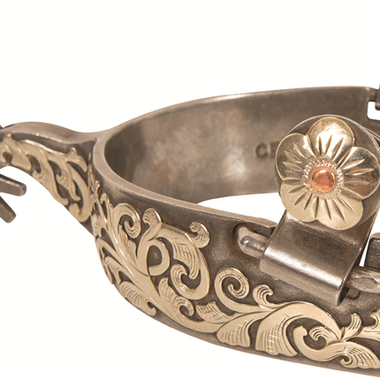 Classic Spurs Mens Performance Horse 2" Shank