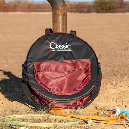 Classic Deluxe Rope Bag Black/Ruby Basket