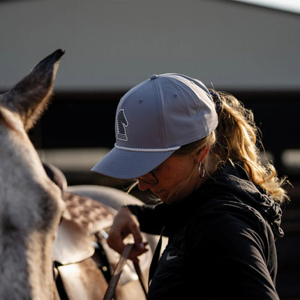 Classic Equine Cap Light Grey