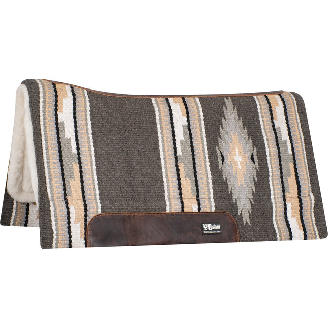 Cashel Blanket Top Performance Pad 32x34 Steel/Tan