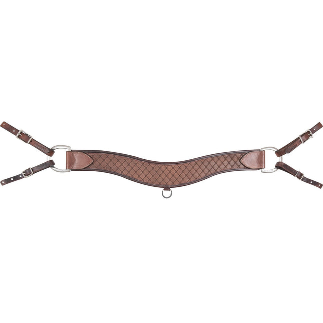 Martin 4" Steer Roper Chocolate Quilted Breastcollar