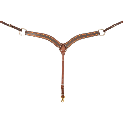 Martin Breastcollar 2" Chocolate Diamond Stamped