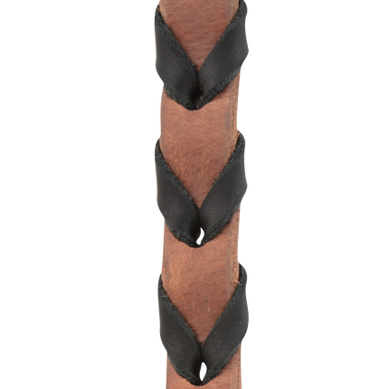 Martin Latigo Laced Barrel Rein 3/4 Black