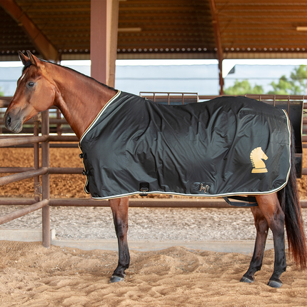Classic Stable Sheet with Open Front Black