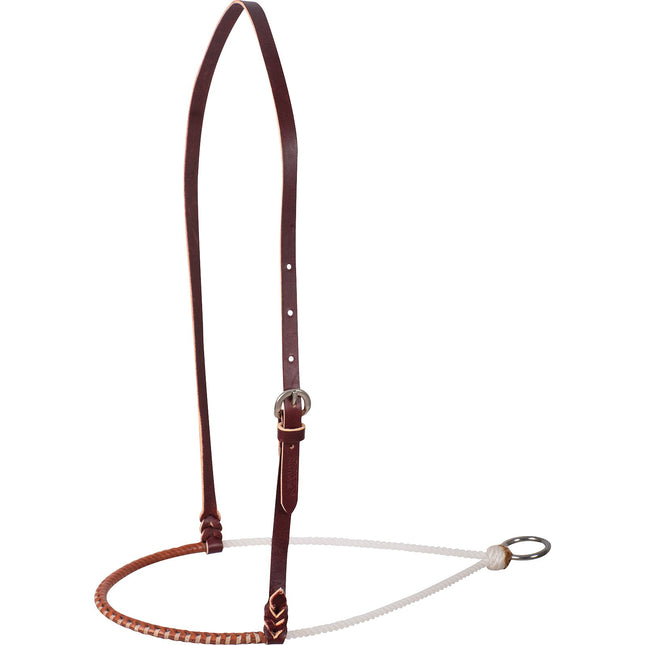 Martin Single Rope 3/16" Noseband with Harness Leather Cover