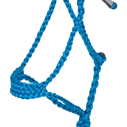 Cashel Flat Braid Pony Halter w/ Lead Blue