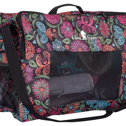 Classic Boot Accessory Tote Neon Flower