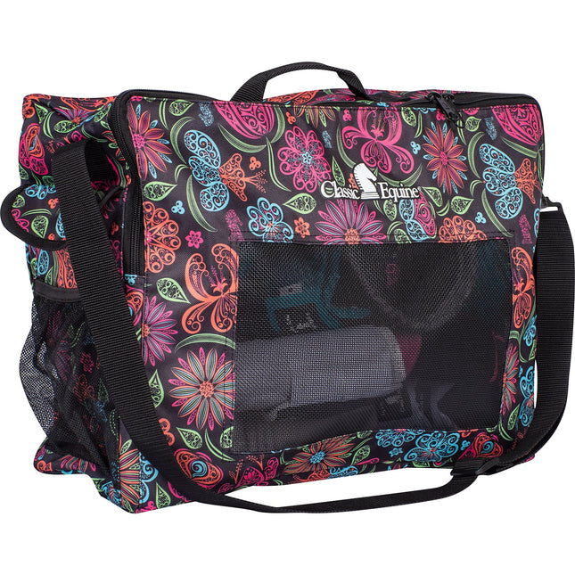 Classic Boot Accessory Tote Neon Flower