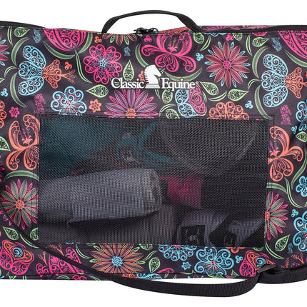 Classic Boot Accessory Tote Neon Flower