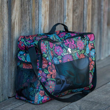 Classic Boot Accessory Tote Neon Flower