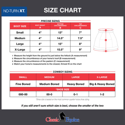 Classic Equine No Turn Bell Boot w/ Kevlar