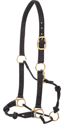 Nylon Rope Halter Black