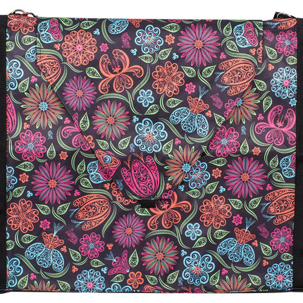 Classic Topload Hay Bag Neon Flower