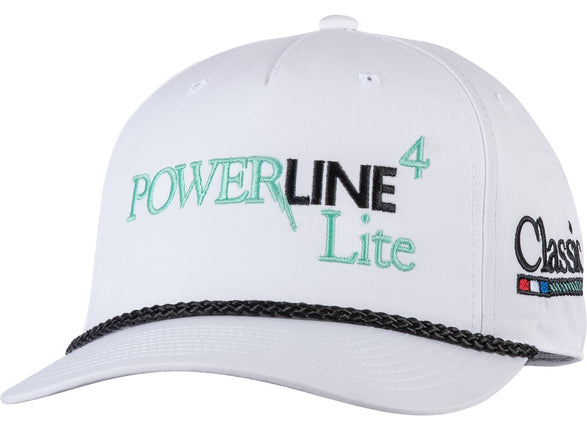 Powerline Rope Cap White
