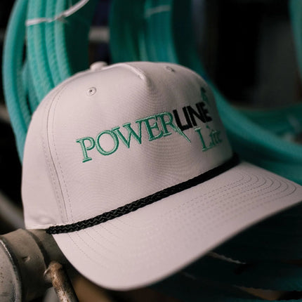 Powerline Rope Cap White