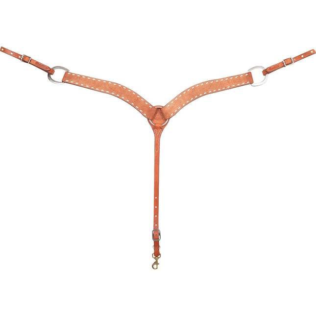Martin Breastcollar 2" Chestnut Buckstitched Stamped