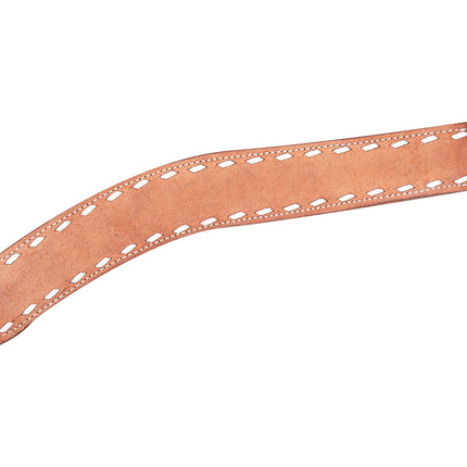 Martin Breastcollar 2" Chestnut Buckstitched Stamped