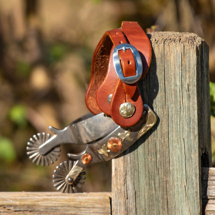 Martin Spur Straps Alpine Chestnut Smooth