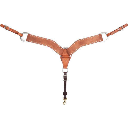 Martin 2 3/4" Chestnut Breastcollar Buckstitched Stamped