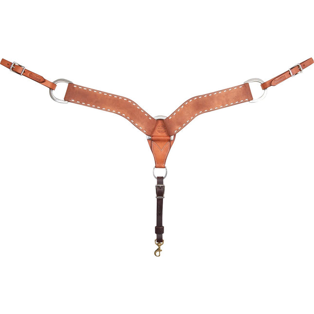 Martin 2 3/4" Chestnut Breastcollar Buckstitched Stamped