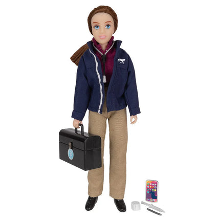 Veterinarian Riley with Vet Kit