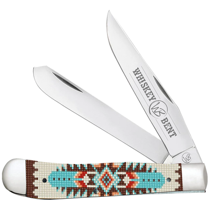 Whiskey Bent Knife Turquoise Bead
